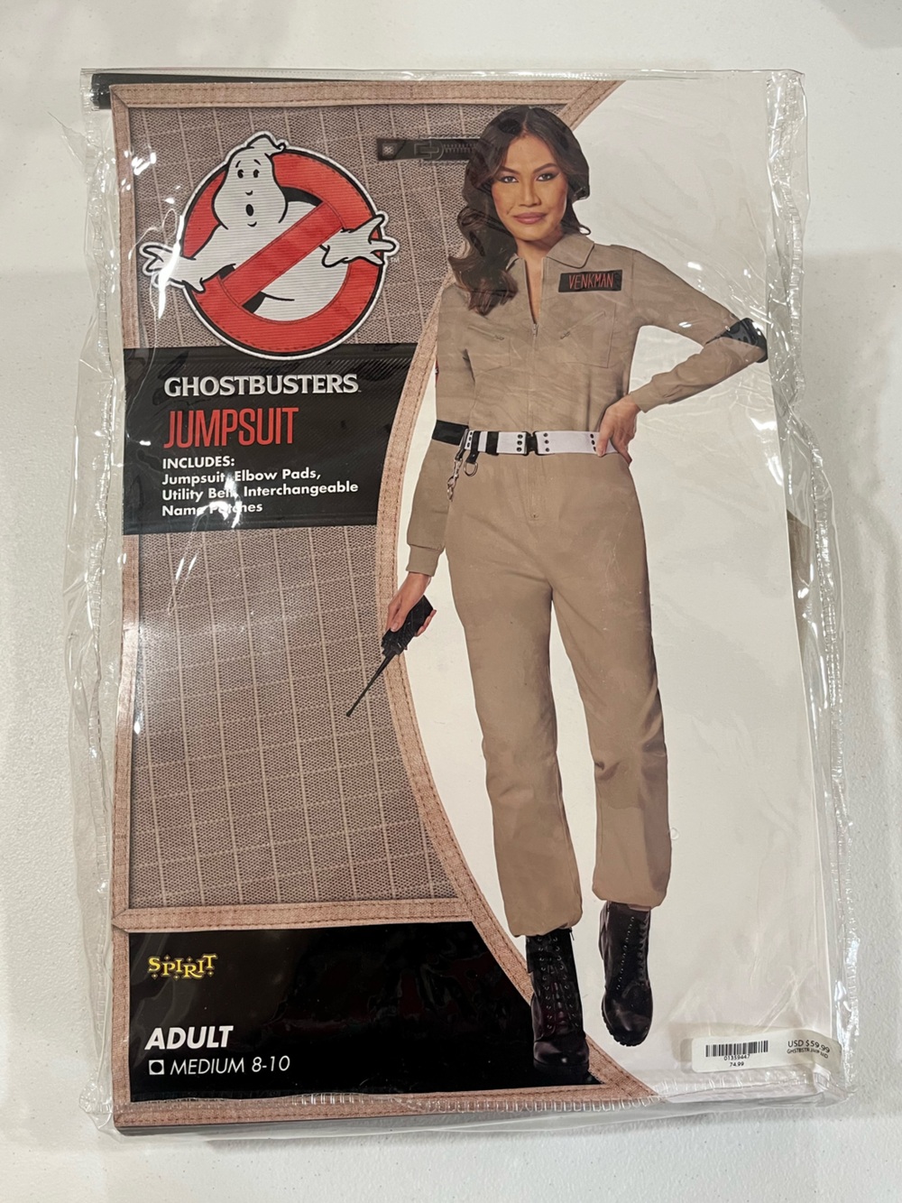 Women's GHOSTBUSTERS Jumpsuit Costume Size 8-10